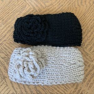 Two Handmade Knit Headbands